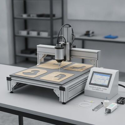 XY-Klebeplotter, CNC-Klebemaschine mit 840 mm Stapelhöhe, 2–3 kg/h Leimausstoß und 24 Stunden Arbeitszeit